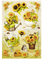 Bild von CREApop 3D Sticker "Sonnenblumen II"
