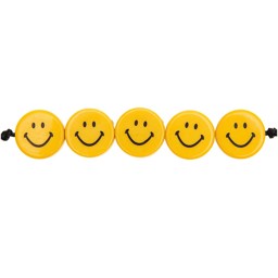 Bild von RICO DESIGN Smiley® Originals Perlen flach gelb 13 x 5 mm 