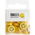 Bild von RICO DESIGN Smiley® Originals Perlen linsenförmig gelb 11,5 x 5 mm