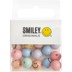 Bild von RICO DESIGN Smiley® Originals Perlen rund rainbow smokey pastell 10 mm