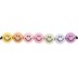 Bild von RICO DESIGN Smiley® Originals Perlen linsenförmig rainbow pastel 11,5 x 5 mm