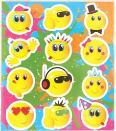 Bild von Smiley Fun Sticker Bogen
