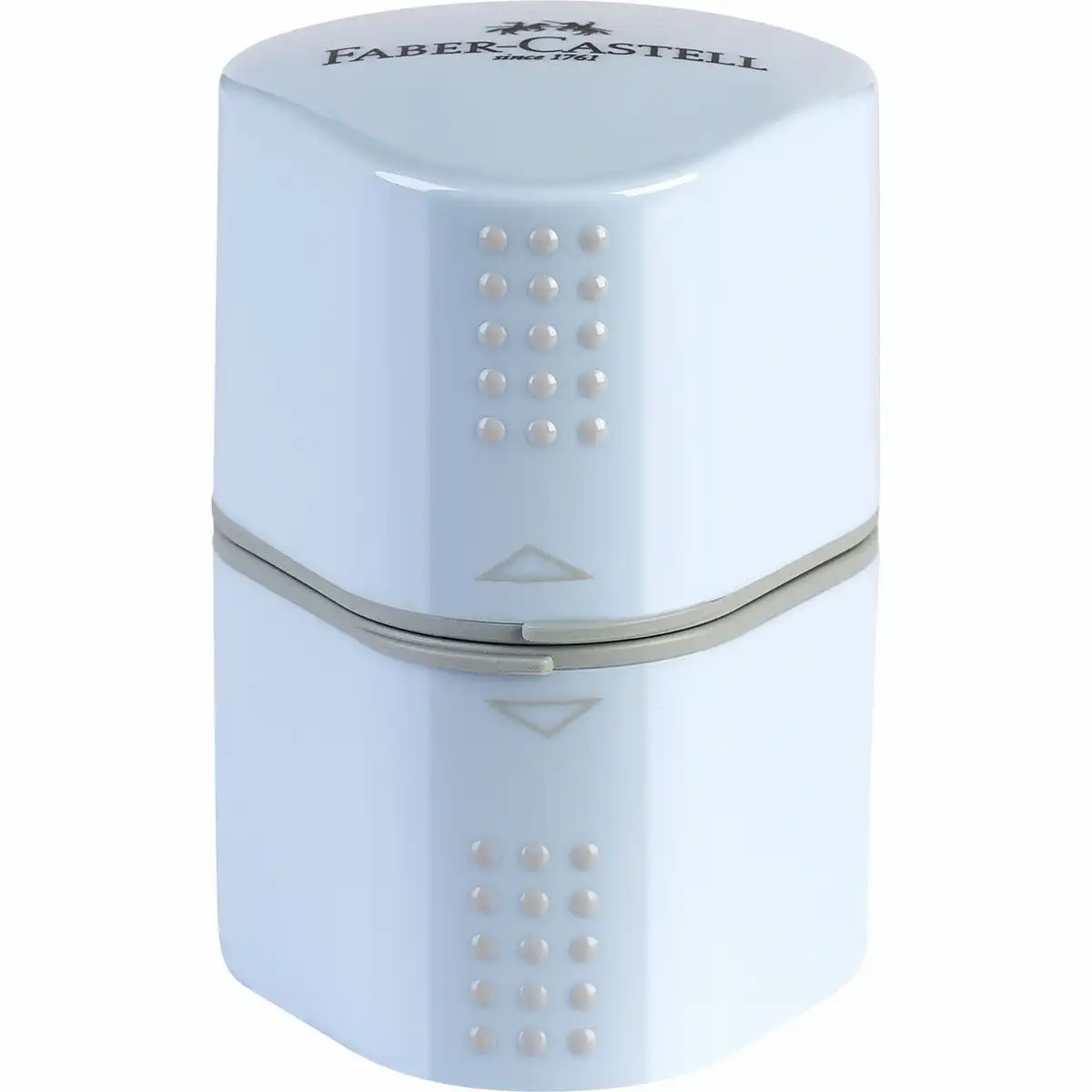 Bild von FABER-CASTELL Dreifachspitzdose GRIP sky blue