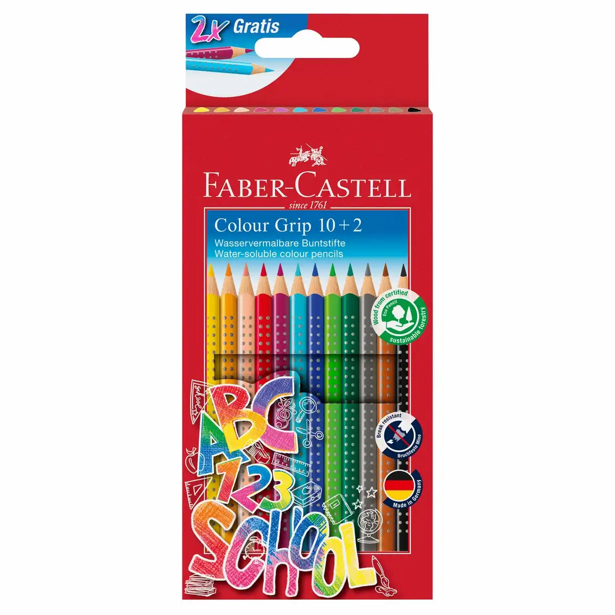 Bild von  FABER-CASTELL COLOUR GRIP Buntstifte 