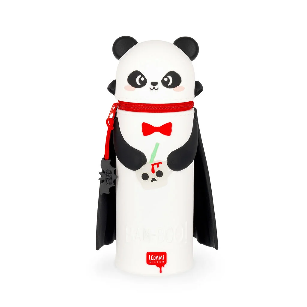 Bild von LEGAMI 2-in-1-Federmäppchen aus Silikon Panda „Bam-Boo“ - Kawaii