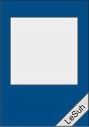 Bild von 5 Passepartoutkarten "Viereck" dkl.-blau 10,5 x 15 cm
