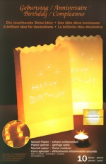 Bild von Deko-Licht-Tüten "Happy Birthday"
