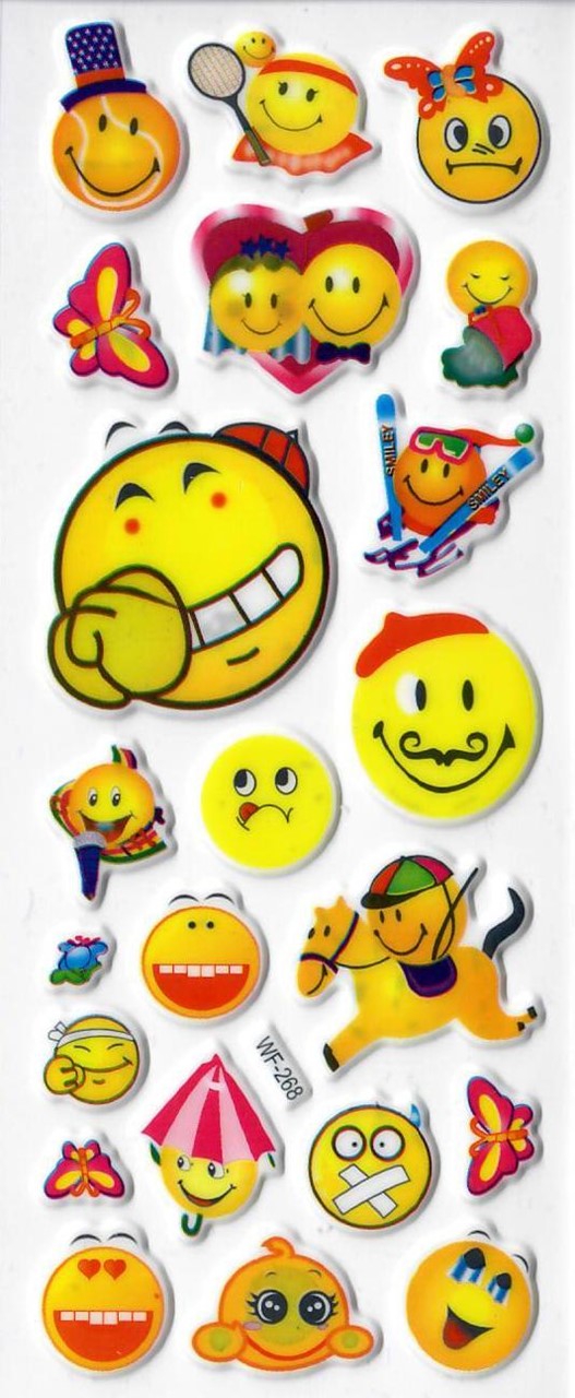 Reiner`s KREATIV & Paperland. sticker Funny Faces