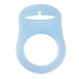 Bild von Schnulli-Silikonring für Schnullerketten, hellblau