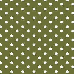 Bild von Baumwolle Design "Dots" grün