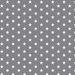 Bild von Baumwolle Design "Petit Stars" grau